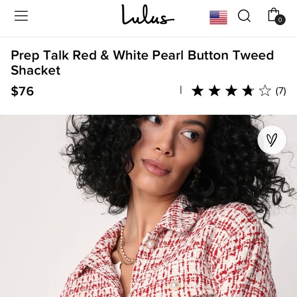 Lulus Tweed Shacket / Blazer - Picture 4 of 4